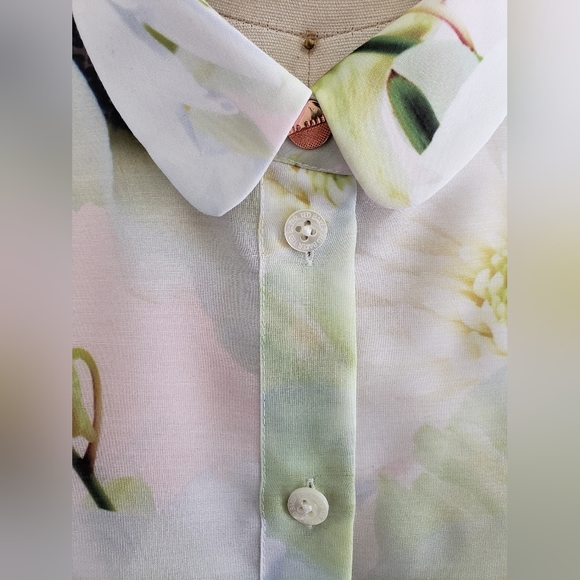 TED BAKER NWOT floral button down shirt - Picture 8 of 10